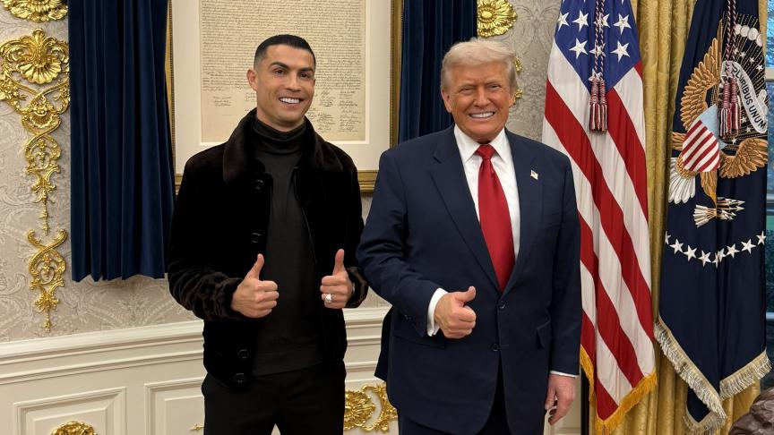 Donald Trump déroule le tapis rouge à Cristiano Ronaldo à la Maison-Blanche !