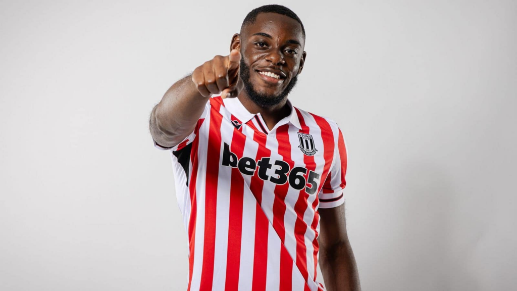 Junior Tchamadeu Sportywin Cameroun Lions Indomptables Stoke City