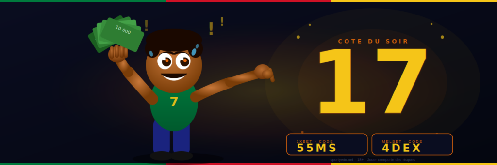 Paris sportifs Cameroun erreurs à éviter. Code Promo2026