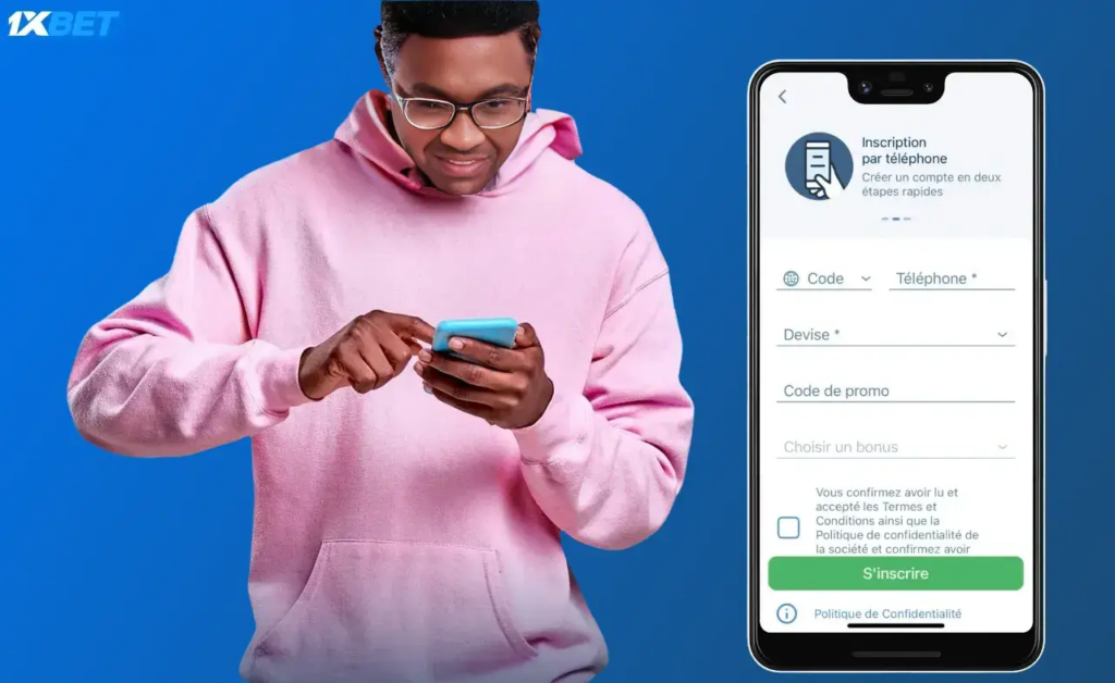 Comment t’inscrire sur 1xBet en 2026, le tutoriel complet avec code promo