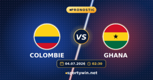 Pronostic Colombie vs Ghana, seizièmes de finale de la Coupe du Monde 2026