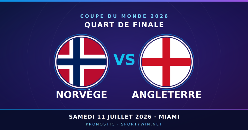 Pronostic France vs Maroc (Coupe du Monde 2026) - 09/07/2026